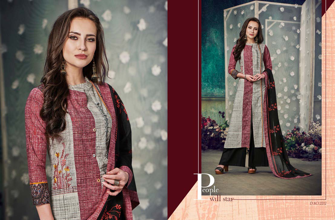 Rangoon Presents Non Stop Long Kurtis With Palazzo Set Rangoon Presents Non Stop Long Kurtis With Palazzo Set